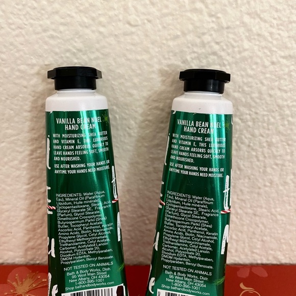 Bath & Body Works Aromatherapy Hand Cream 1FL OZ New- Vanilla Bean Noel (2 pk) - Picture 3 of 3